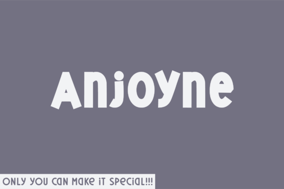 Anjoyne Font - Featured Image