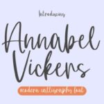 Annabel Vickers Font - Featured Image