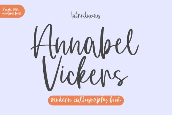 Annabel Vickers Font - Featured Image