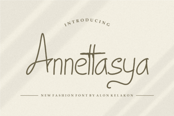 Annettasya Font - Featured Image