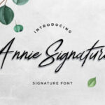 Annie Signature Font - Featured Image