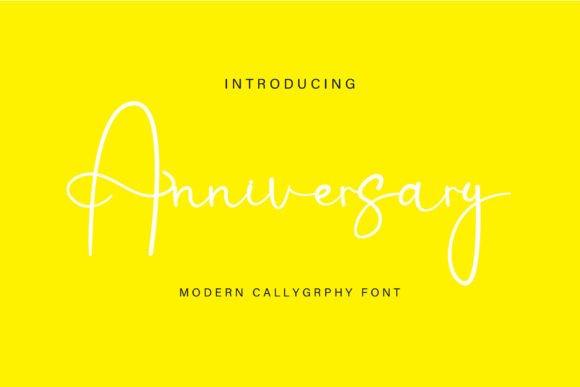 Anniversary Font - Featured Image