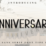 Anniversary Font - Featured Image