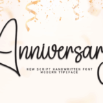 Anniversary Font - Featured Image