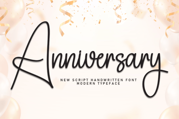 Anniversary Font - Featured Image