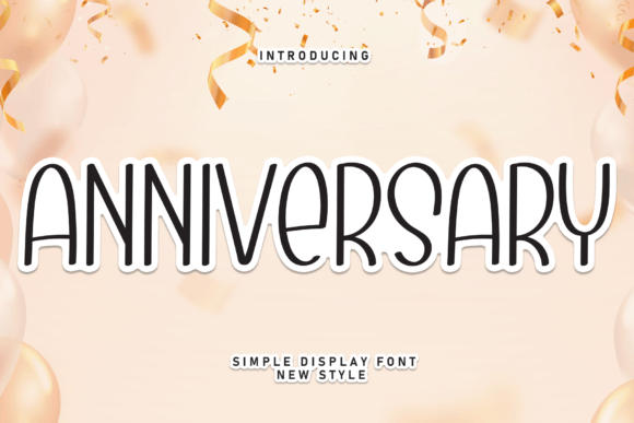 Anniversary Font - Featured Image