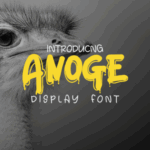 Anoge Font - Featured Image