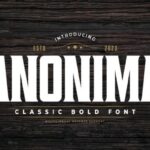 Anonima Font - Featured Image