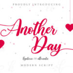 Another Day Font - Featured Image