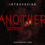 Another Scream Font - Featured Image