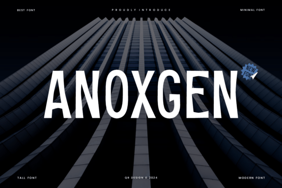 Anoxgen Font - Featured Image