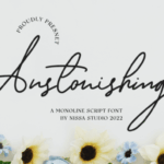 Anstonishing Font - Featured Image