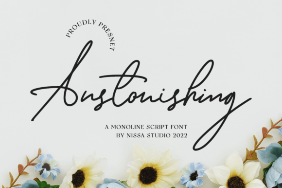 Anstonishing Font - Featured Image