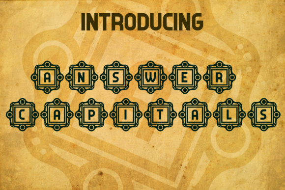 Answer Capitals Font - Featured Image