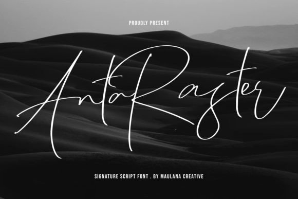 Anta Raster Font - Featured Image