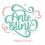 Ante Blink Font - Featured Image