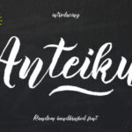 Anteiku Font - Featured Image