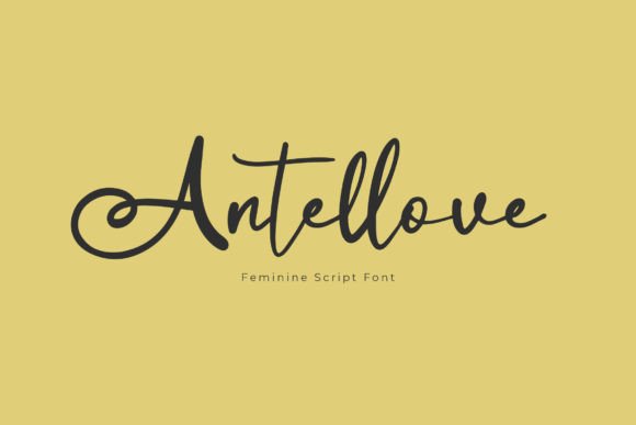 Antellove Font - Featured Image