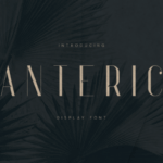 Anteric Font - Featured Image