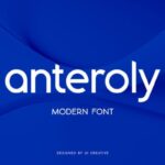 Anteroly Font - Featured Image