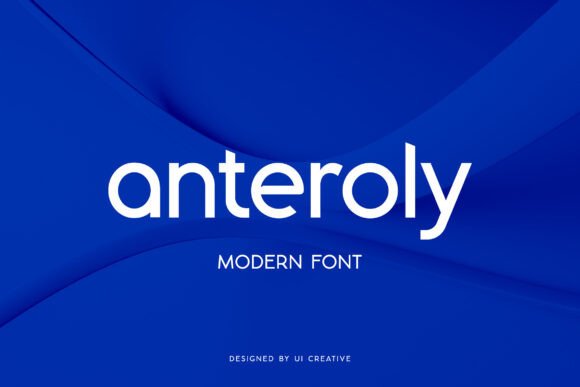 Anteroly Font - Featured Image