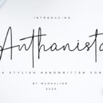 Anthanista Font - Featured Image