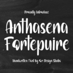 Anthasena Fortepuire Font - Featured Image