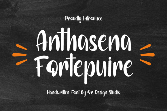 Anthasena Fortepuire Font - Featured Image