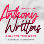 Anthony Writters Font - Featured Image