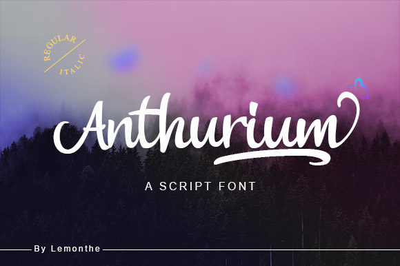 Anthurium Font - Featured Image