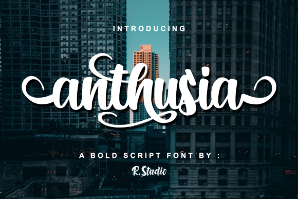 Anthusia Font - Featured Image