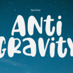 Anti Gravity Font - Featured Image