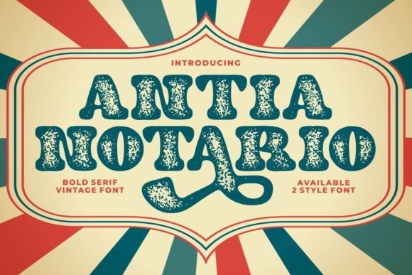 Antia Notario Font - Featured Image
