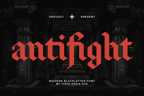Antifight Font - Featured Image
