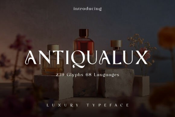 Antiqualux Font - Featured Image