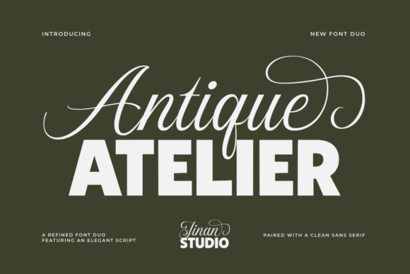 Antique Atelier Duo Font - Featured Image