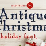 Antique Christmas Font - Featured Image