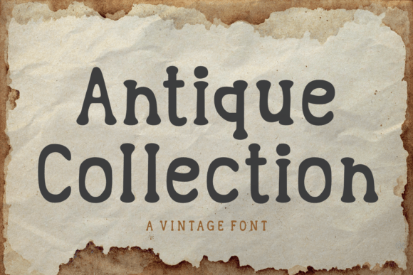 Antique Collection Font - Featured Image