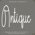 Antique Font - Featured Image