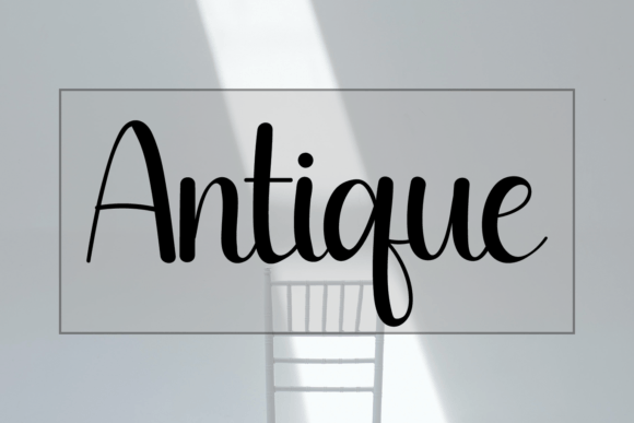 Antique Font - Featured Image