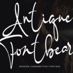Antique Fontbear Font - Featured Image
