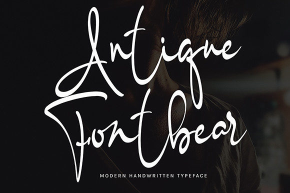 Antique Fontbear Font - Featured Image