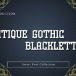 Antique Gothic Font - Featured Image