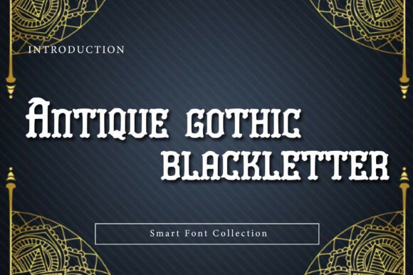 Antique Gothic Font - Featured Image