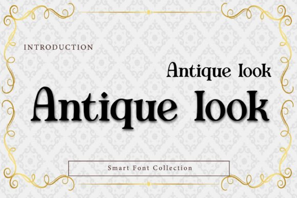 Antique Look Font - Featured Image