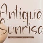 Antique Sunrise Font - Featured Image