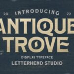Antique Trove Font - Featured Image