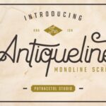 Antiqueline Font - Featured Image