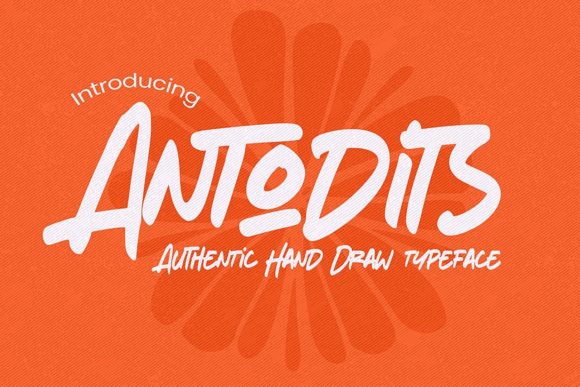 Antodits Font - Featured Image