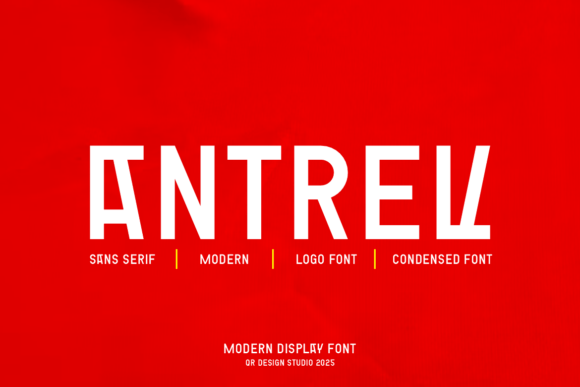 Antrev Font - Featured Image